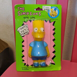 Bart Simpson Simpsons NightLight VTG Matt Groening Universal Studios collectible